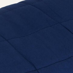 vidaXL smaguma sega, zila, 122x183 cm, 9 kg, audums cena un informācija | Segas | 220.lv