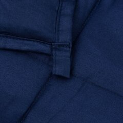 vidaXL smaguma sega, zila, 220x240 cm, 11 kg, audums cena un informācija | Segas | 220.lv