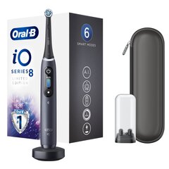 Oral-B iO Series 8 Black Onyx cena un informācija | Elektriskās zobu birstes | 220.lv