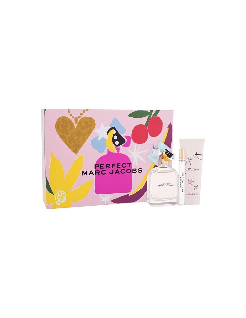 Komplekts Marc Jacobs Perfect sievietēm: parfimērijas ūdens EDP, 100 ml + 10 ml + ķermeņa krēms, 75 ml цена и информация | Sieviešu smaržas | 220.lv