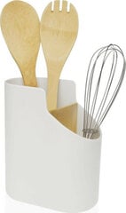 Горшок для кухонной утвари Versa Белый 8,5 x 17,6 x 15 cm ABS Бамбук цена и информация | Кухонные принадлежности | 220.lv