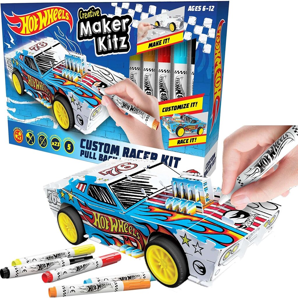 Bladez Creative Hot Wheels Maker Kitz auto komplekts cena un informācija | Rotaļlietas zēniem | 220.lv