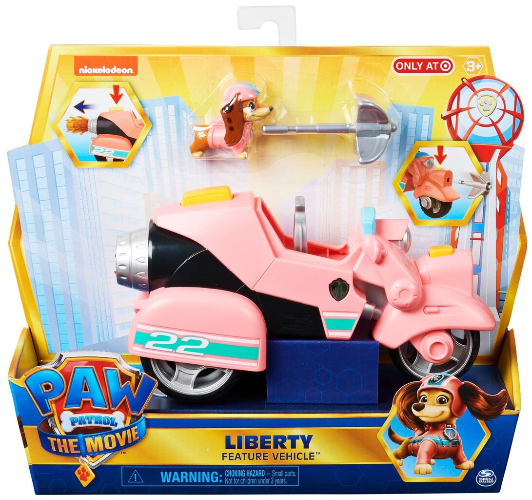 Spin Master Paw Patrol The Movie transportlīdzeklis Liberty + figūriņa цена и информация | Rotaļlietas zēniem | 220.lv
