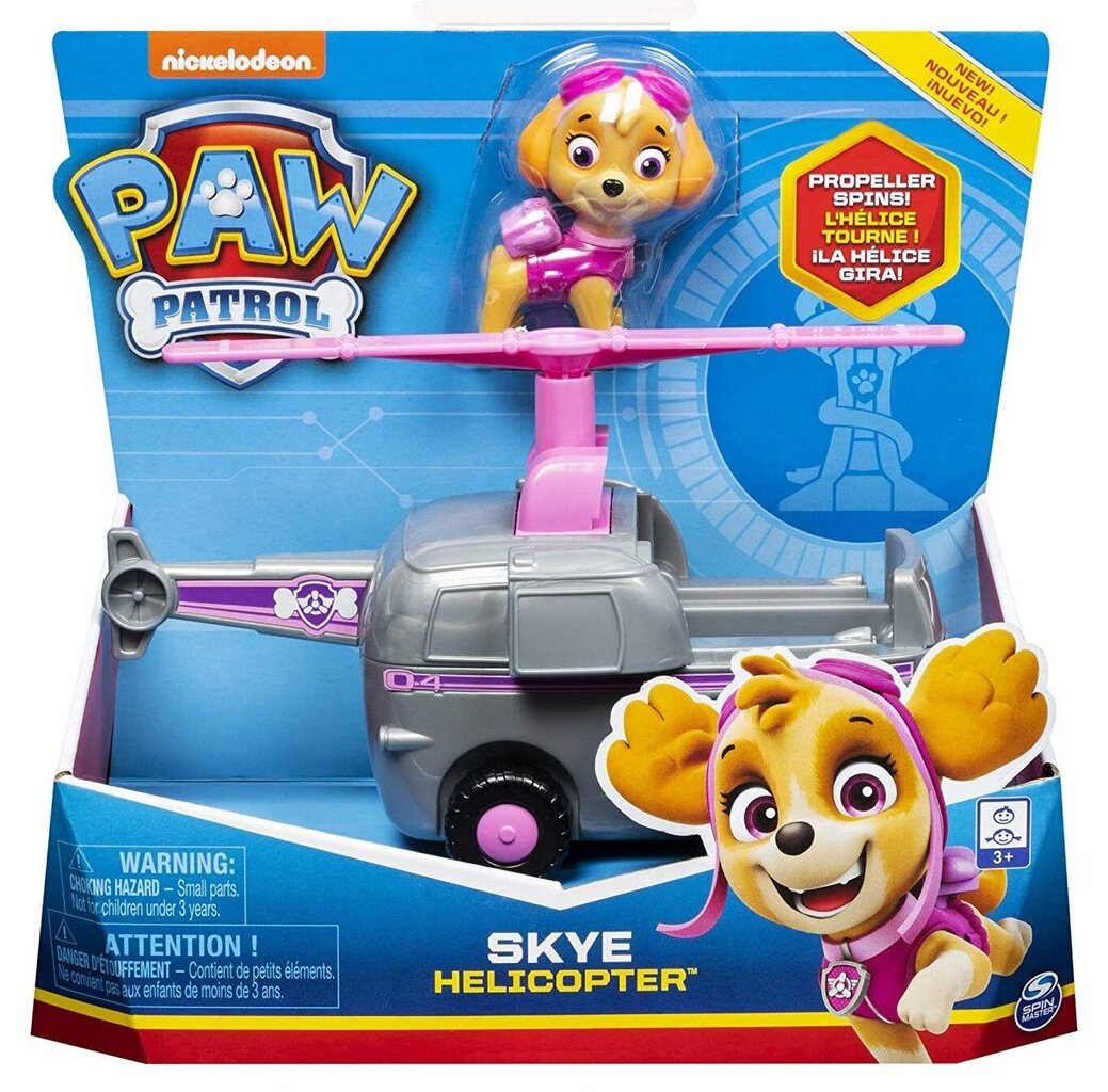 Spin Master Paw Patrol Helikoptera un Skye figūriņu komplekts цена и информация | Rotaļlietas zēniem | 220.lv