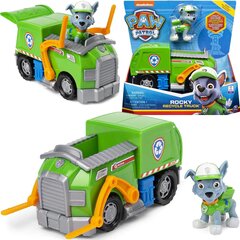 Spin Master Paw Patrol Rocky atkritumu mašīna ar figūriņu cena un informācija | SpinMaster Rotaļlietas, bērnu preces | 220.lv