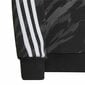 Bērnu Sporta Krekls ar Kapuci Adidas 3 Stripes Melns cena un informācija | Zēnu jakas, džemperi, žaketes, vestes | 220.lv