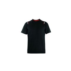 Krekls ar Īsām Piedurknēm Sparco TECH STRETCH Melns XL Izmērs cena un informācija | Vīriešu T-krekli | 220.lv