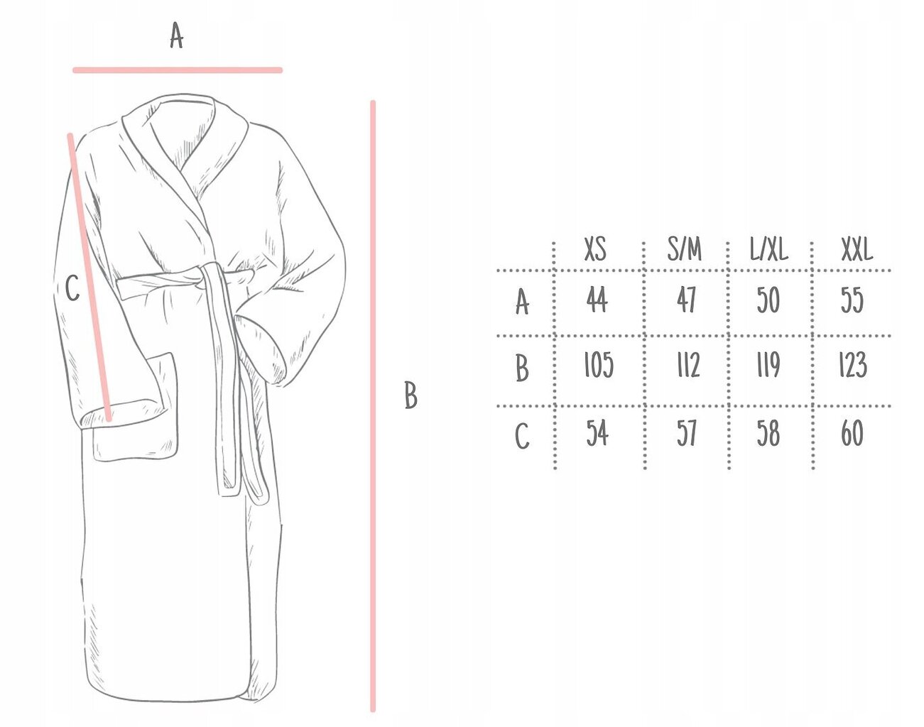 SPIIN Peldkostīms Unisex Kimono Kokvilna A619 balts cena un informācija | Sieviešu halāti | 220.lv