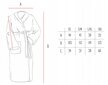 SPIIN Peldkostīms Unisex Kimono Kokvilna A619 balts цена и информация | Sieviešu halāti | 220.lv