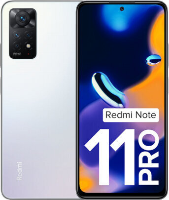 Xiaomi Note 11 Pro, 64 GB, Dual SIM White цена и информация | Mobilie telefoni | 220.lv