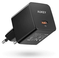 AUKEY PA-Y20S Minima sienas lādētājs 1x USB-C barošanas padeve 3.0 20W цена и информация | Зарядные устройства для телефонов | 220.lv