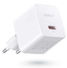 AUKEY PA-Y20S Minima Настенное зарядное устройство 1x USB-C Power Delivery 3.0 20 Вт цена и информация | Зарядные устройства для телефонов | 220.lv