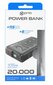 Prio Power Banka Universāla Ārējas Uzlādes Baterija 22.5W SCP/ 20W PD / QC3.0 / 20000 mAh cena un informācija | Lādētāji-akumulatori (Power bank) | 220.lv