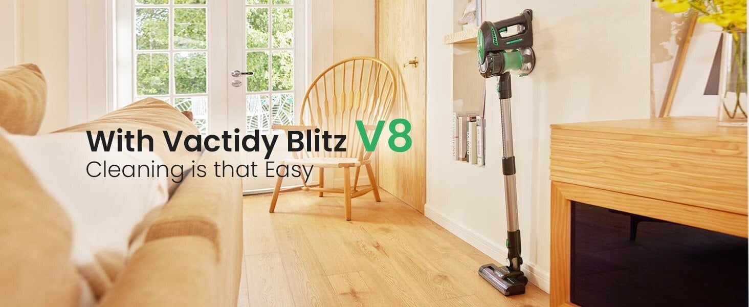 Vactidy V8 цена и информация | Putekļu sūcēji - slotas | 220.lv