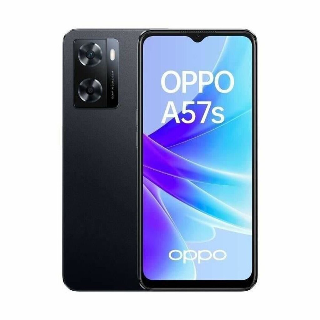 Oppo A57S, 128 GB, Dual SIM Black cena un informācija | Mobilie telefoni | 220.lv