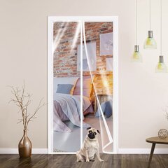 Meet Beauty magnētiskā termoplēve durvīm, moskītu plēve, 100 x 200 cm, caurspīdīga cena un informācija | Moskītu tīkli | 220.lv