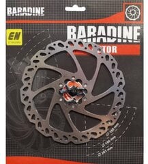 Тормозной диск для велосипеда, 160 мм, 115.5 г,Baradine DB-01 (7001) цена и информация | Другие запчасти для велосипеда | 220.lv