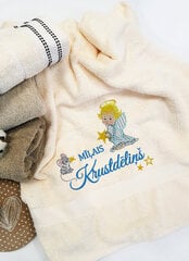 Большое подарочное полотенце c вышивкой MĪĻAIS KRUSTDĒLIŅŠ цена и информация | Другие оригинальные подарки | 220.lv