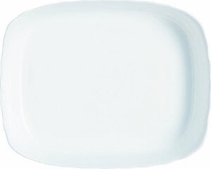 Luminarc Pasniegšanas Plate Taisnstūra Balts Stikls 33 x 27 cm (6 gb.) цена и информация | Формы, посуда для выпечки | 220.lv