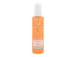 Saules aerosols Vichy Capital Soleil Rehydrating Light Spray SPF30, 200 ml cena un informācija | Sauļošanās krēmi | 220.lv