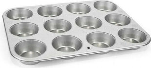 Форма для флана Quttin Углеродистая сталь 12 штук 35 x 26 x 35 cm цена и информация | Формы, посуда для выпечки | 220.lv