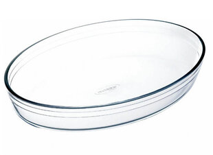 Форма для выпечки Ô Cuisine   овальная 40 x 28 x 7 cm Прозрачный Cтекло (4 штук) цена и информация | Формы, посуда для выпечки | 220.lv