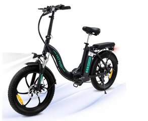 HITWAY BK6S E  bike 20-дюймовый складной велосипед с толстыми шинами, батарея 250 Вт / 36 В / 11,2 Ач, 35–90 км, внедорожный горный велосипед с 7 передачами Shimano, CityBike для мужчин и женщин цена и информация | Электровелосипеды | 220.lv