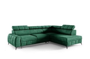 Stūra dīvāns Londyn, zaļš cena un informācija | Stūra dīvāni | 220.lv