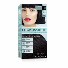 Перманентный крем-краска Clearé Institute Colour Clinuance Nº 1.0-negro цена и информация | Краска для волос | 220.lv