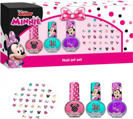 Набор лаков для ногтей, для детей  Disney Lorenay Minnie Set Nail Art цена и информация | Косметика для мам и детей | 220.lv