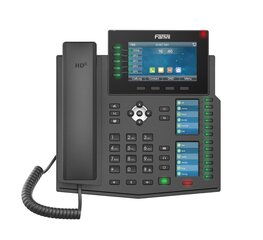 Фанвил X6U | VoIP-телефон | IPV6, HD Audio, RJ45 1000 Мбит/с PoE, 3 ЖК-экрана цена и информация | Стационарные телефоны | 220.lv