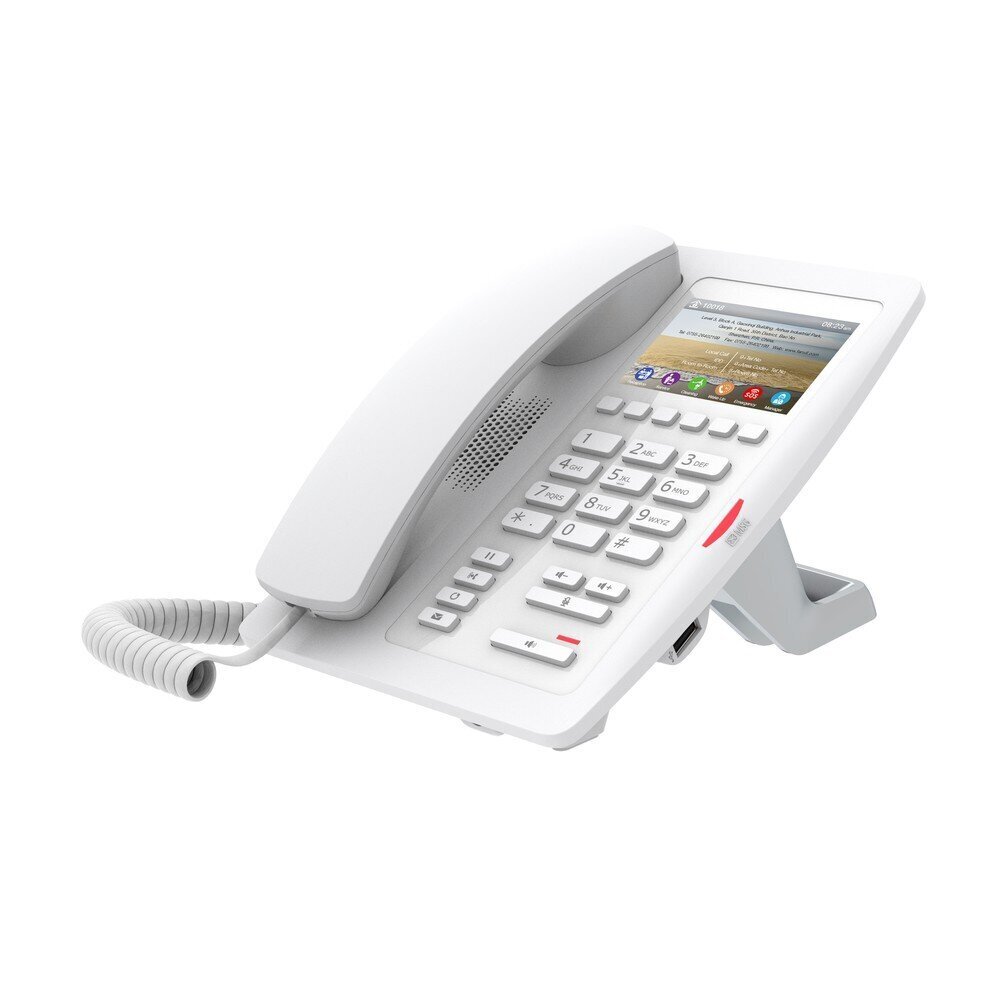 Fanvil H5 White, VoIP tālrunis, HD Audio, RJ45 100Mb/s PoE, LCD ekrāns cena un informācija | Stacionārie telefoni | 220.lv