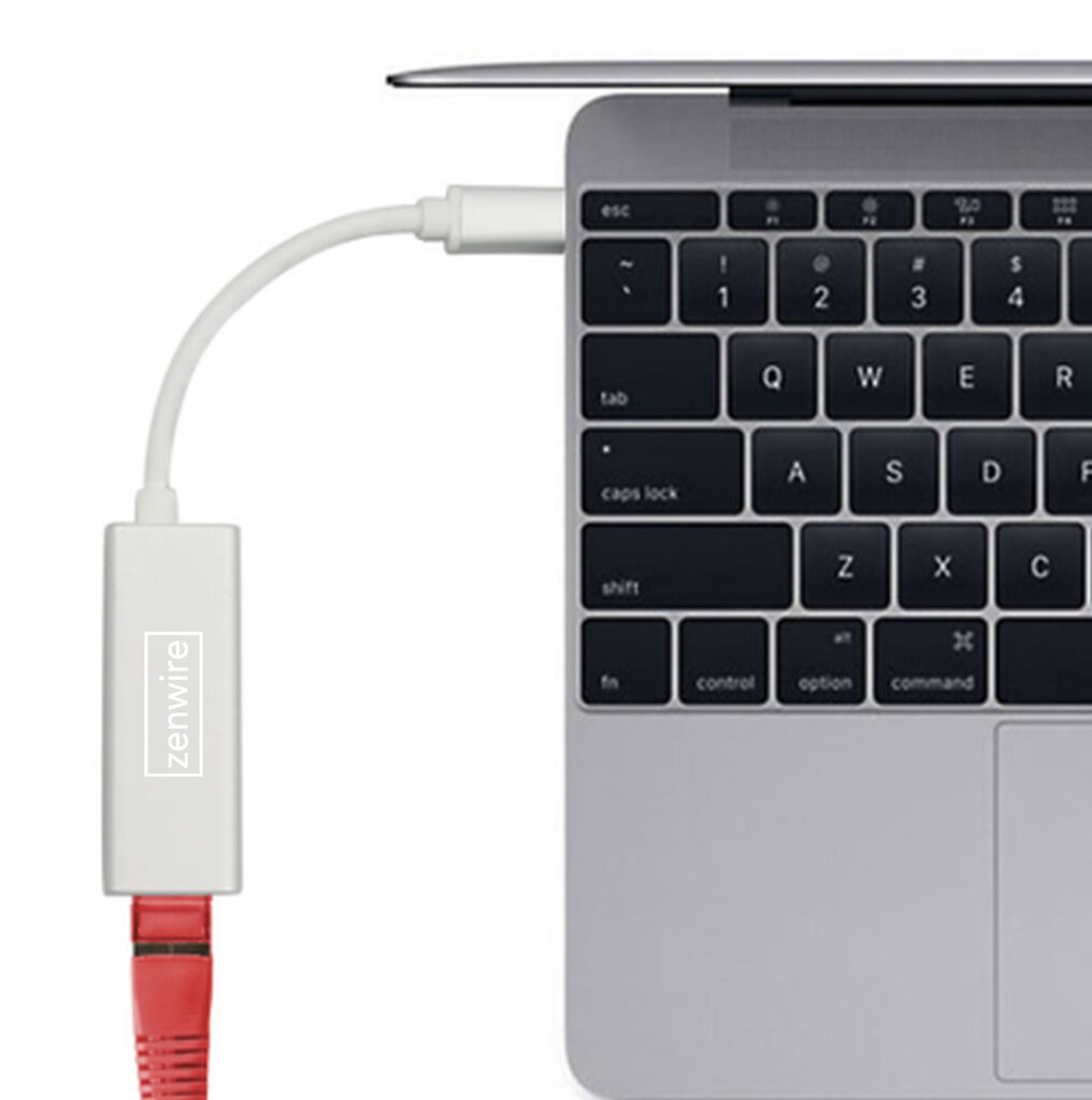 USB-C Fast Ethernet RJ45 adapteris USB A LAN Zenwire cena un informācija | Adapteri un USB centrmezgli | 220.lv