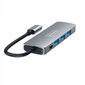 HUB 4x USB 3.0 USB-C 5-in-1 Zenwire cena un informācija | Adapteri un USB centrmezgli | 220.lv