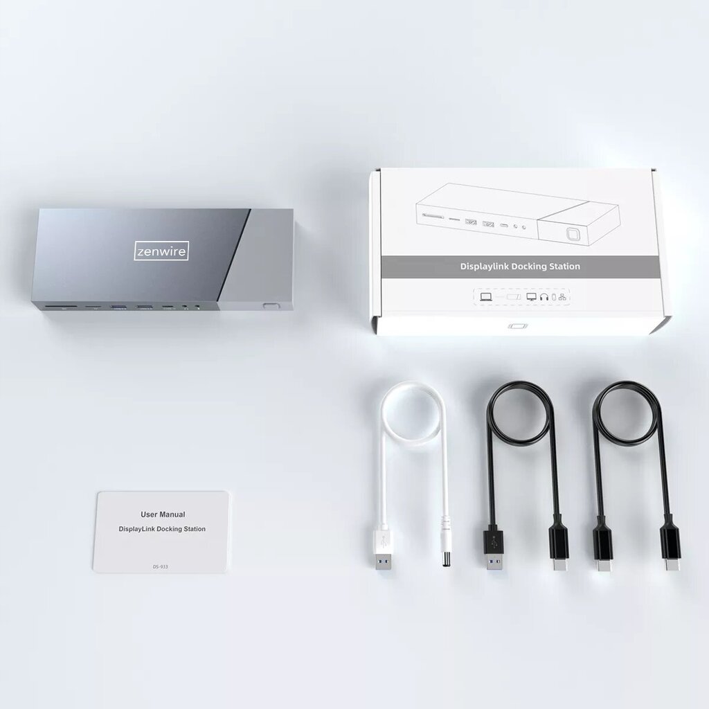 USB-C centrmezgla dokstacija 16 in1 displeja saite 3x HDMI USB 3.0 mini ligzda Ethernet 1000 Mbps SD, kas paredzēts Macbook M1 M2 Zenwire цена и информация | Adapteri un USB centrmezgli | 220.lv