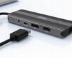 HUB USB-C 10in1 displeja ports 1.4 HDMI 2.1 8K 4K 120Hz 60Hz Full HD 144Hz USB 3.0 SD barošanas padeve 100W Macbook M1 M2 Zenwire cena un informācija | Adapteri un USB centrmezgli | 220.lv