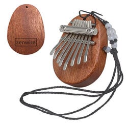 Mini Kalimba Koka sarkankoka Kalimbka Zenwire K04 цена и информация | Ударные инструменты | 220.lv