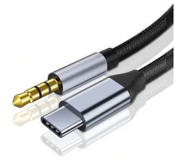 KABEĻA Adapteris ADAPTERS USB-C mini ligzda 3,5 mm AUX DAC 1,5 m cena un informācija | Adapteri un USB centrmezgli | 220.lv