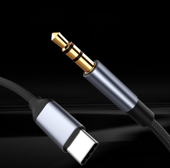 KABEĻA Adapteris ADAPTERS USB-C mini ligzda 3,5 mm AUX DAC 1,5 m цена и информация | Adapteri un USB centrmezgli | 220.lv