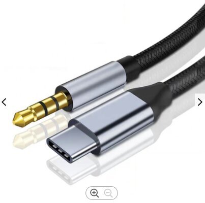 KABEĻA Adapteris ADAPTERS USB-C mini ligzda 3,5 mm AUX DAC 1,5 m цена и информация | Adapteri un USB centrmezgli | 220.lv