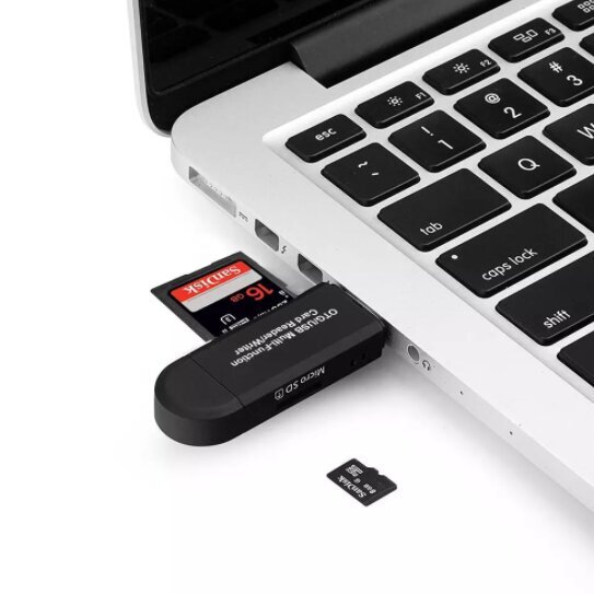 5in1 SD karšu lasītājs Micro USB USB-C OTG Pendrive цена и информация | Adapteri un USB centrmezgli | 220.lv