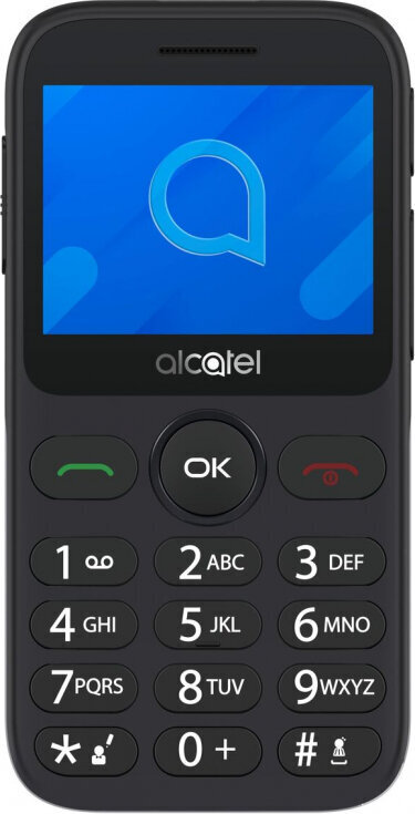 Mobilais telefons Alcatel 2020X-3BALWE11, 16MB, Black cena un informācija | Mobilie telefoni | 220.lv