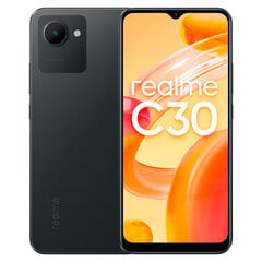 Viedtālrunis Realme C30, 32 GB, Dual SIM, Denim Black cena un informācija | Mobilie telefoni | 220.lv