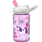 Dzeramā pudele Camelbak Eddy+ Kids, Unicorn Party, 400 ml cena un informācija | Ūdens pudeles | 220.lv