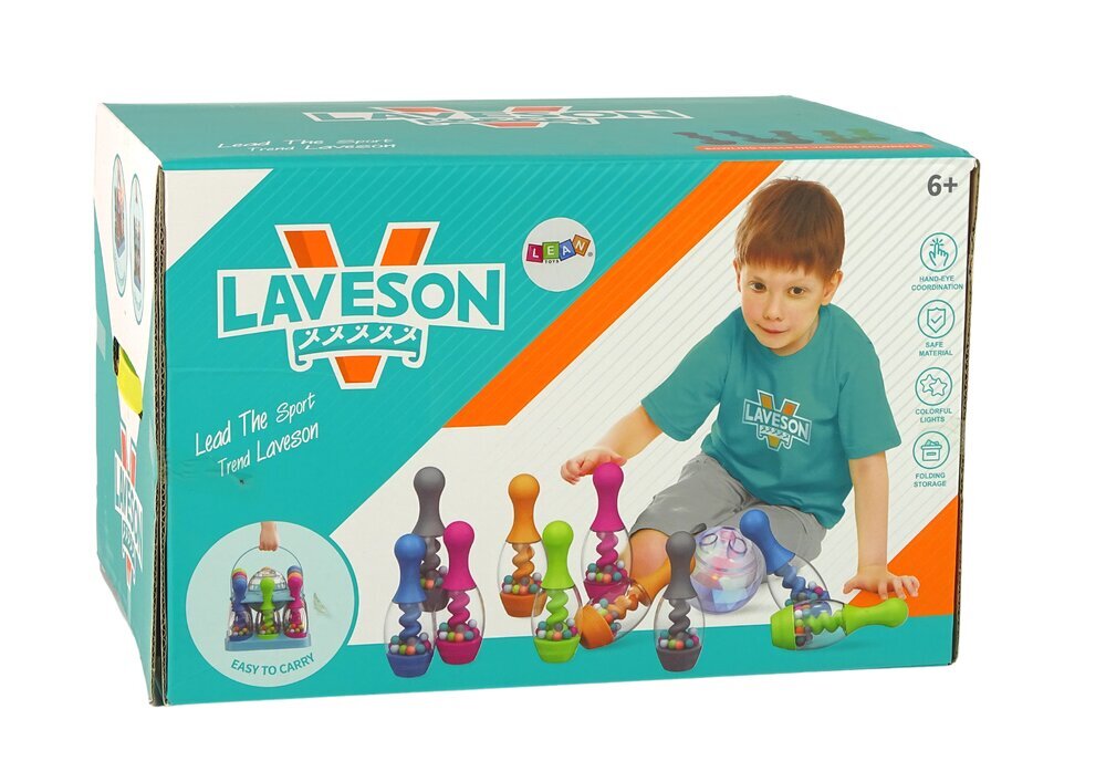 Spēle Lean Toys Luminous Ball boulings cena un informācija | Spēles brīvā dabā | 220.lv