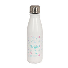 Ūdens pudele Glow Lab Cute doll, gaiši zila (500 ml) cena un informācija | Ūdens pudeles | 220.lv