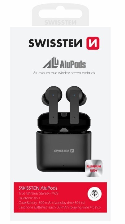 Swissten ALUPODS PRO TWS Bluetooth Stereo Austiņas ar Mikrofonu цена и информация | Austiņas | 220.lv