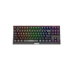 Marvo KG953W TKL 80% bezvadu mehāniskā klaviatūra ar RGB (US, Red and Blue switch) cena un informācija | Klaviatūras | 220.lv