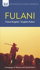 Fulani-English/ English-Fulani Dictionary & Phrasebook cena un informācija | Svešvalodu mācību materiāli | 220.lv