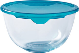 Круглая коробочка для завтраков с крышкой Pyrex Cook & Store Синий 15 x 15 x 8 cm 500 ml Силикон Cтекло (6 штук) цена и информация | Посуда для хранения еды | 220.lv